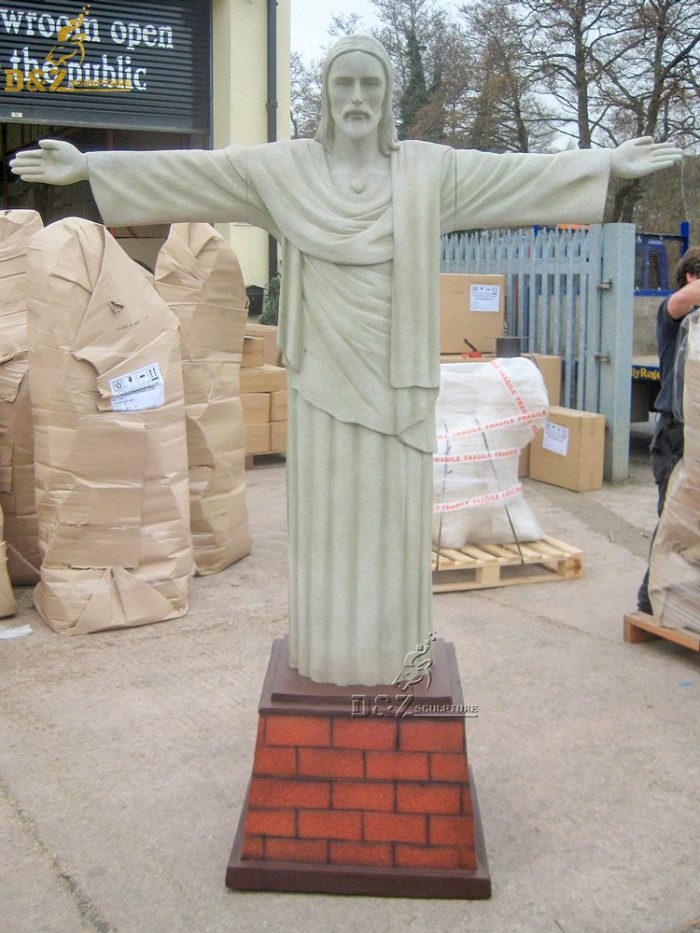 Hand Carved Religious Sculpture Christ The Redeemer DZM-1051