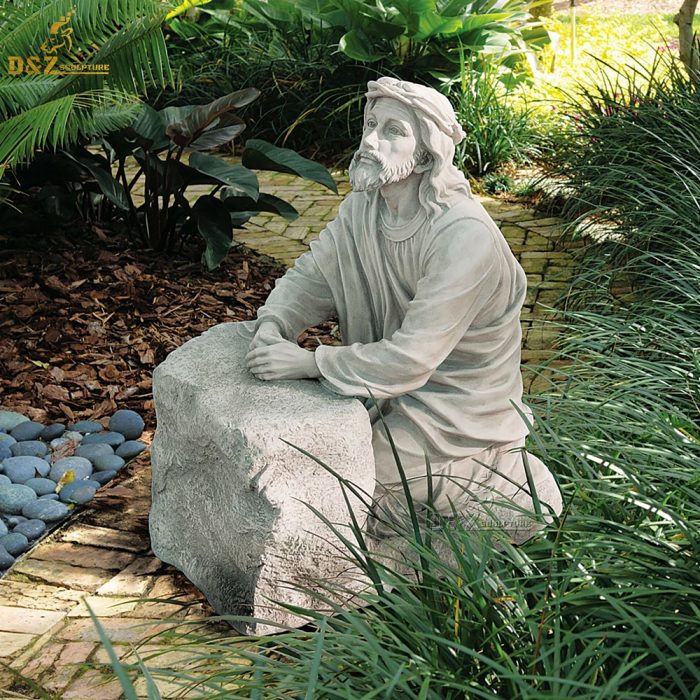 Jesus in the garden of gethsemane statue DZM-1040