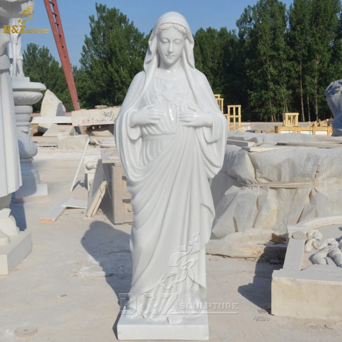 Best Quality Hand Carved Blessed Virgin Mary Sculpture DZM-1328