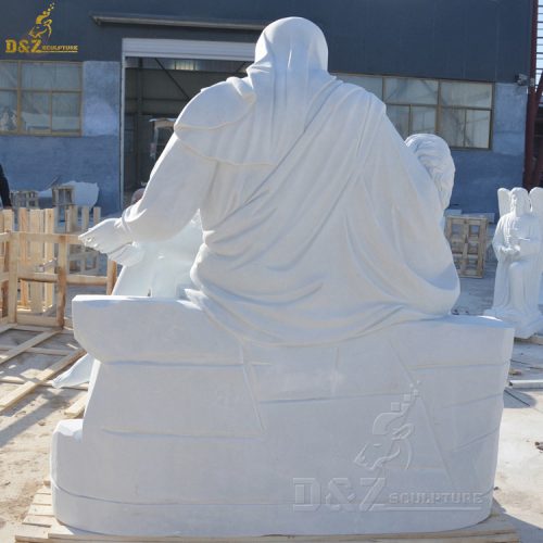 Famous Large Carving Mourning Christ Sculpture Marble Virgin Mary ...