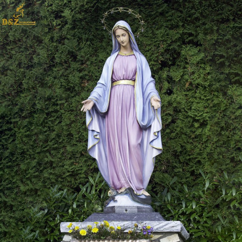 miniature virgin mary statue