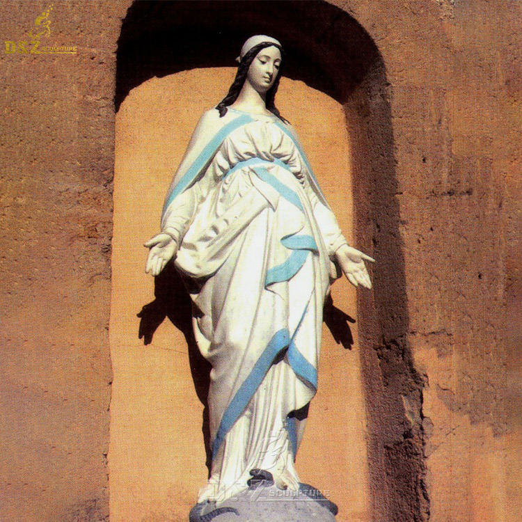 resin virgin mary statue