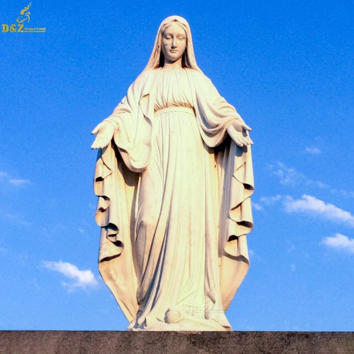 Hot selling virgin mary lawn statue for wholesales DZM-1185