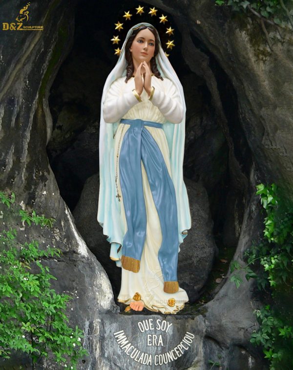 resin virgin mary statue