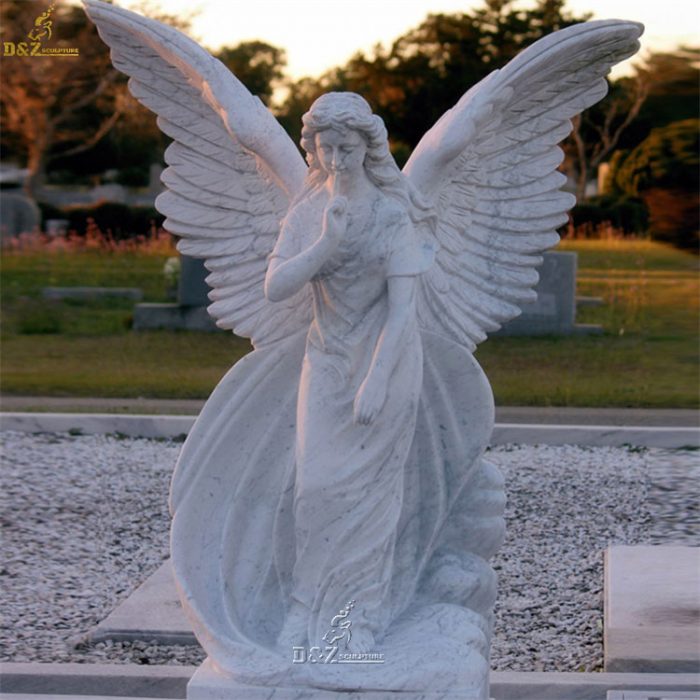 Large Female Garden Carve Stone Statue Angel DZM-1248