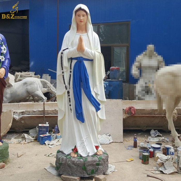 resin virgin mary statue