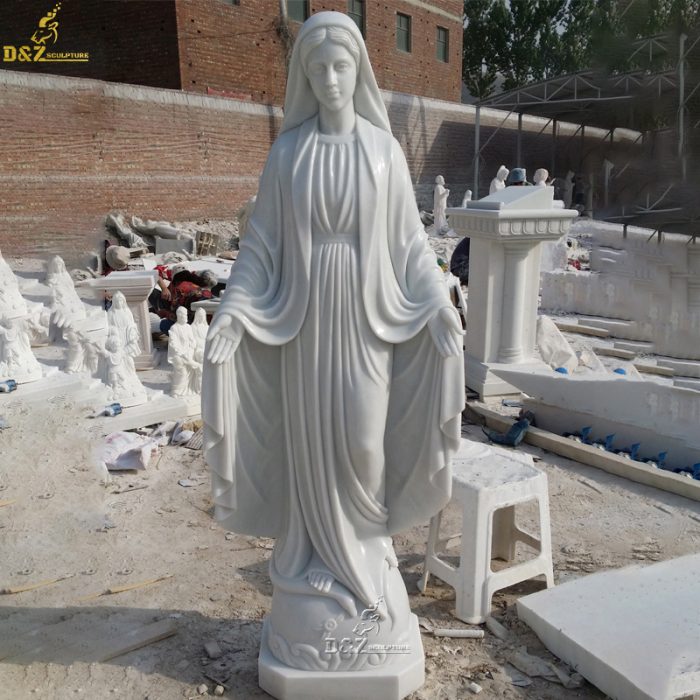 Life-Size Marble Women Figure VirginMary Sculpture DZM-1171