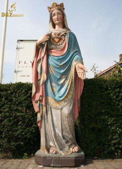 resin virgin mary statue