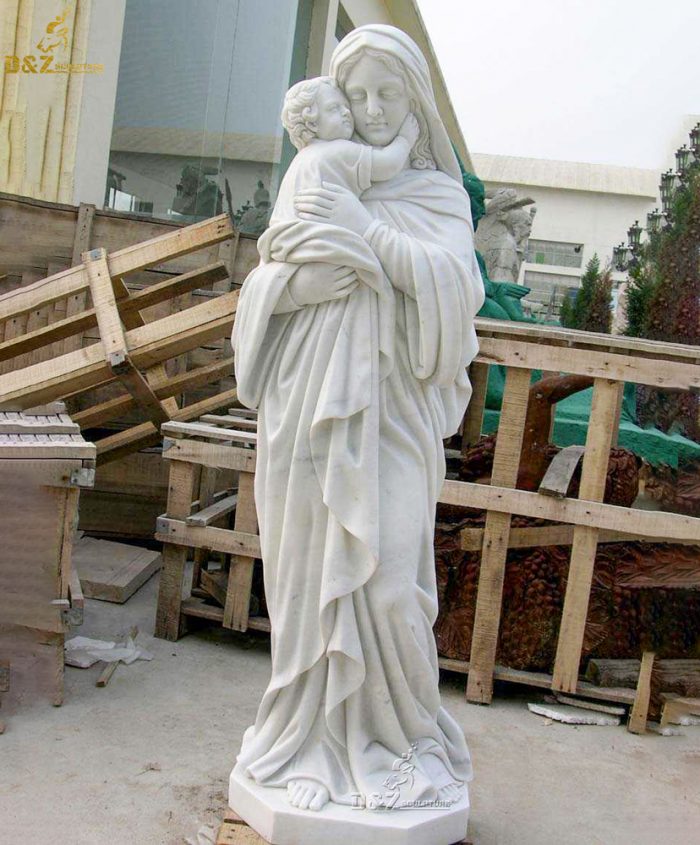 Madonna mother and child statue for sale DZM-1178