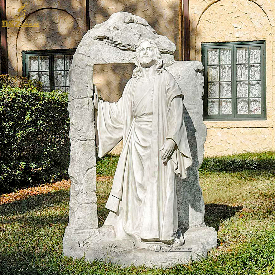 Sacred Heart of Jesus Statue, 165 cm in painted fiberglass FOR OUTDOORS