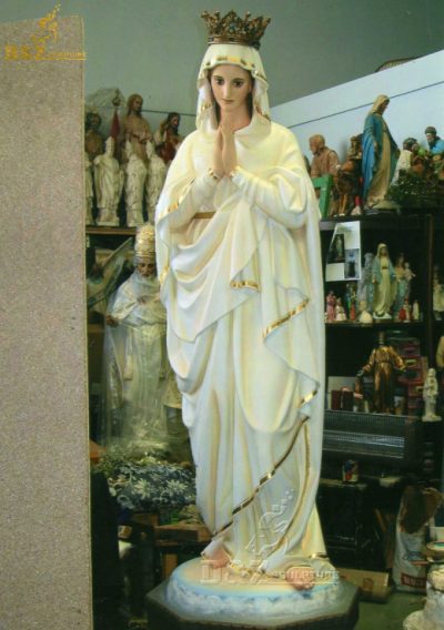 resin virgin mary statue