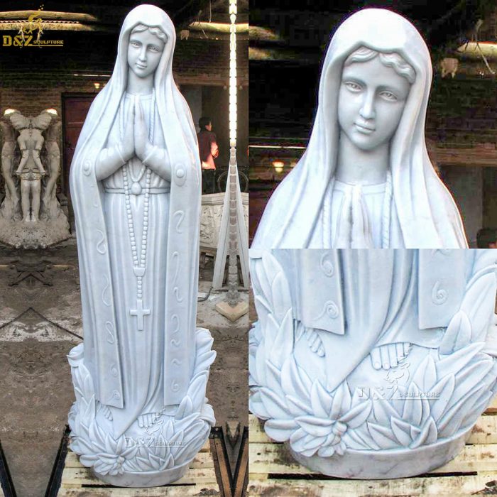 Religious sculptures of our lady of fatima statues for outside designs DZM-1194