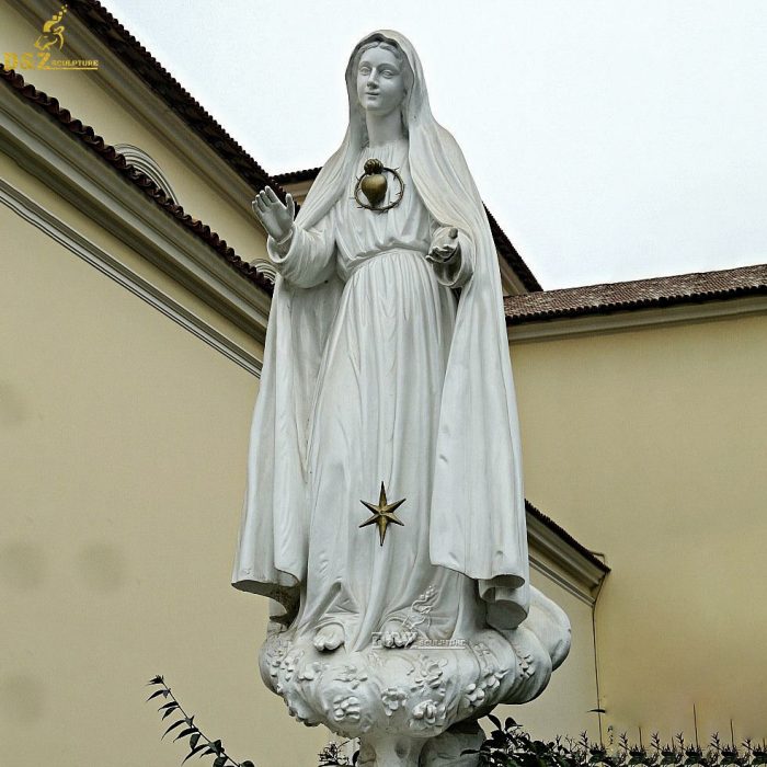 Top quality marble Religious Mary Statue DZM-1158