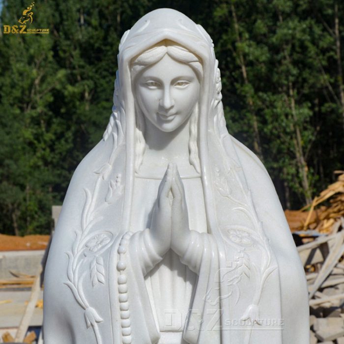 Western Style Catholic Marble our Lady of Fatima Marble Statue DZM-1362