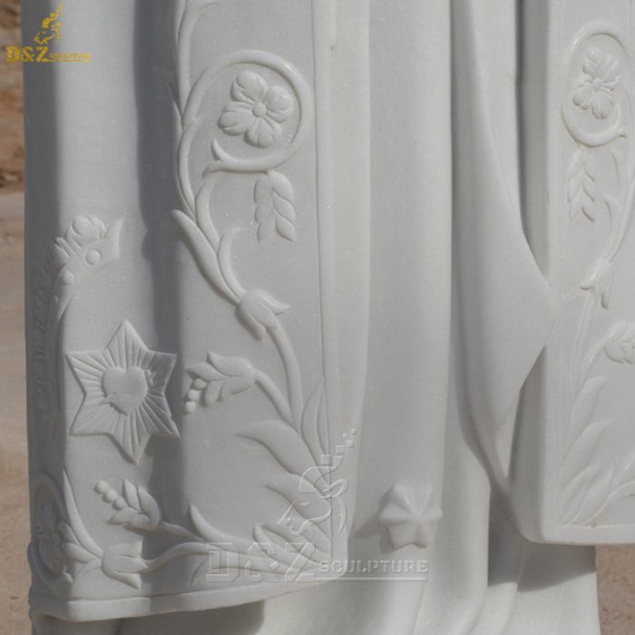 Western Style Catholic Marble our Lady of Fatima Marble Statue DZM-1362