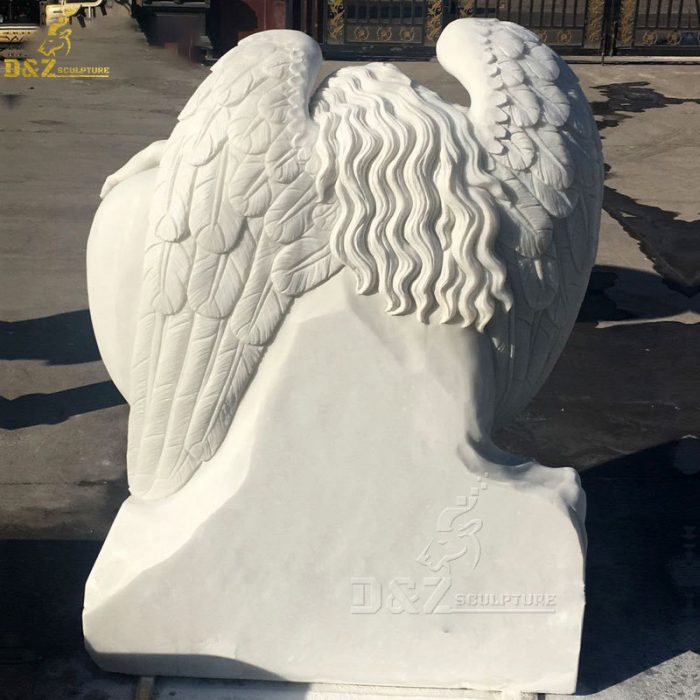 Wholesale Hot sale Europe America Popular customizing tombstone design Angel Cemetery Headstones Monuments DZM-1325