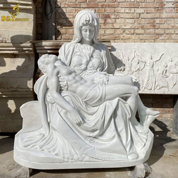 Famous marble sculpture replica Michelangelo Pieta statue DZM-1478