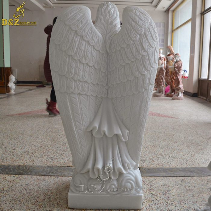 Premium Quality Hand Carfted Life Size Marble Angel Statue DZM-1408