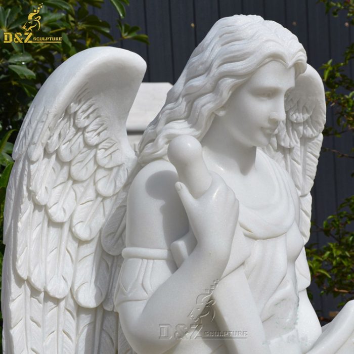 St. Michael garden angel sculpture marble archangel statue DZM-1409