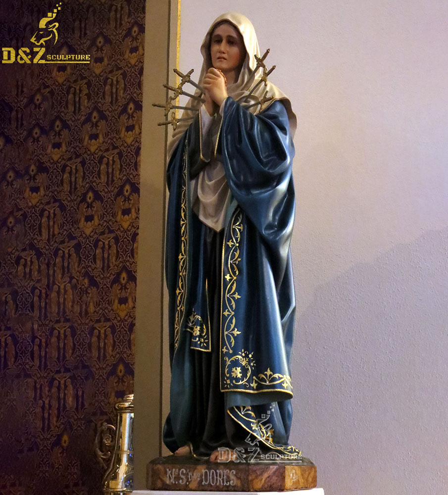 Wholesale Catholic Religious Items Statue Of Mother Mary of Seven