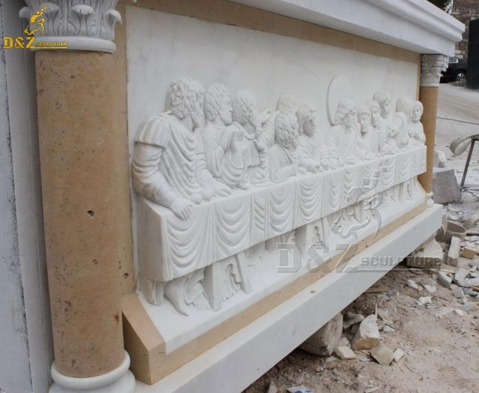 Customized Marble Church Altar Sculpture Meditation Altar For Sales DZM-1542