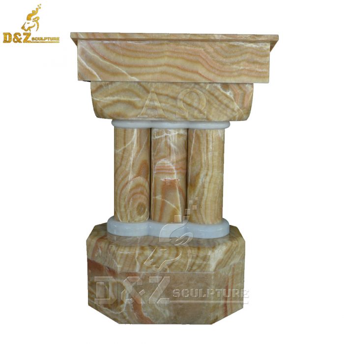 Customized antique marble church pulpit ambo DZM-1550