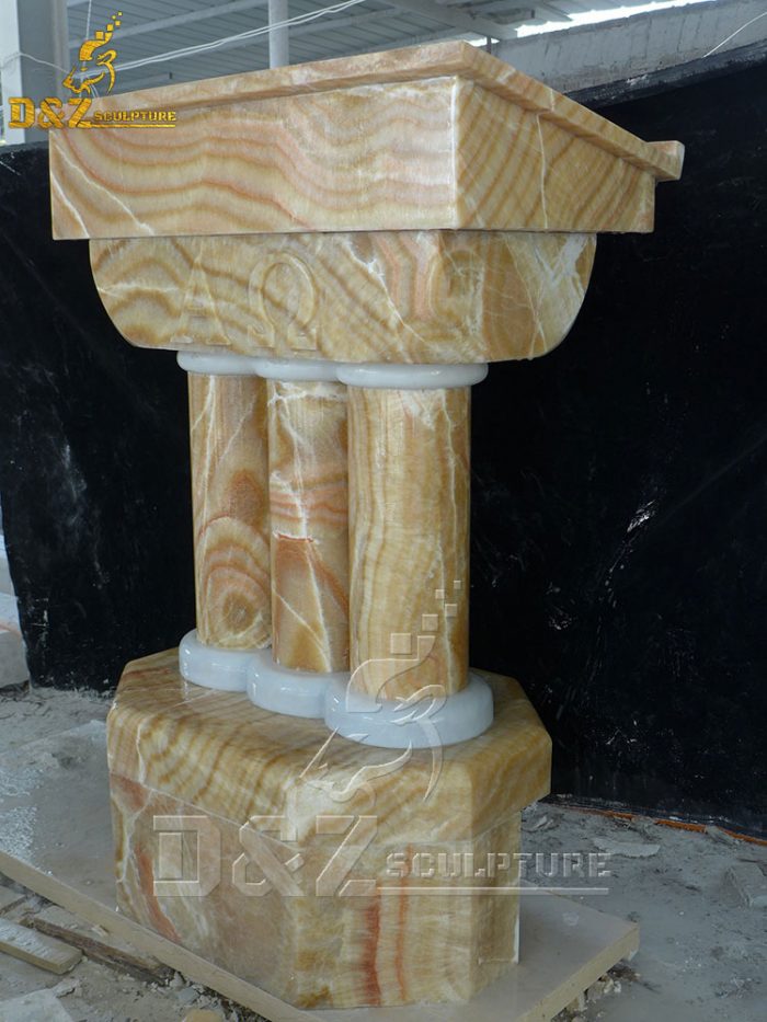 Customized antique marble church pulpit ambo DZM-1550