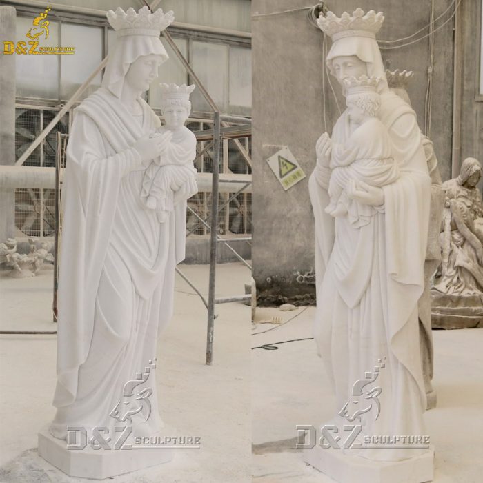 Life-size mary holding baby jesus statue church decoration DZM-1516