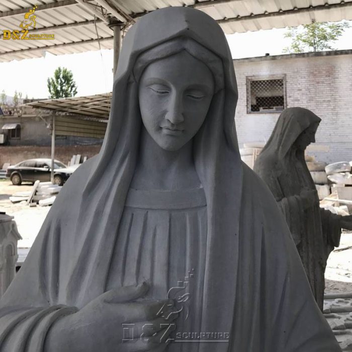 Marble sacred religious sculpture catholic statues of mary DZM-1519