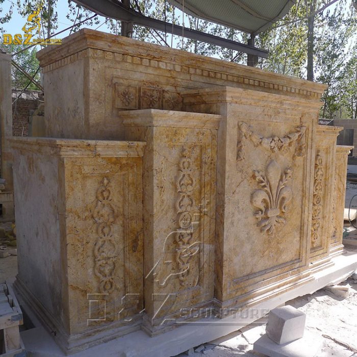 Natural Stone Best Price Chinese Marble Catholic Home Altar DZM-1541