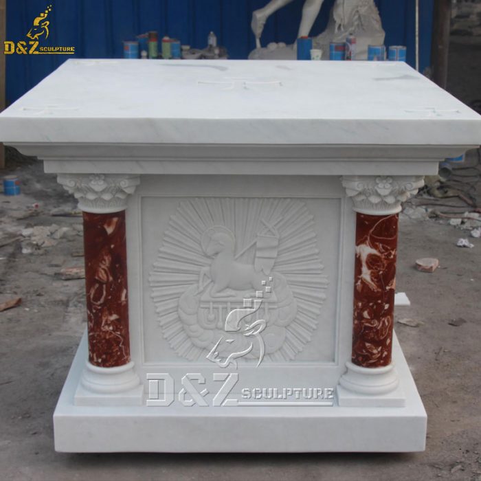 Classic Religious Church Marble Altar Table DZM-1578