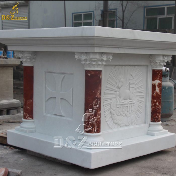 Classic Religious Church Marble Altar Table DZM-1578