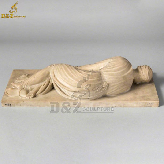 Factory Direct Hand Carved White Marble St Cecilia Stone Statue DZM-1577